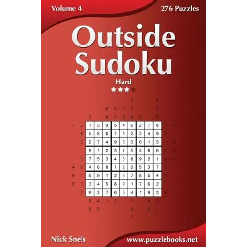 Outside Sudoku - Hard - Volume 4 - 276 Puzzles