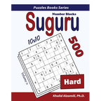 Suguru (Number Blocks): 500 Hard Puzzles (10x10) - Paperback