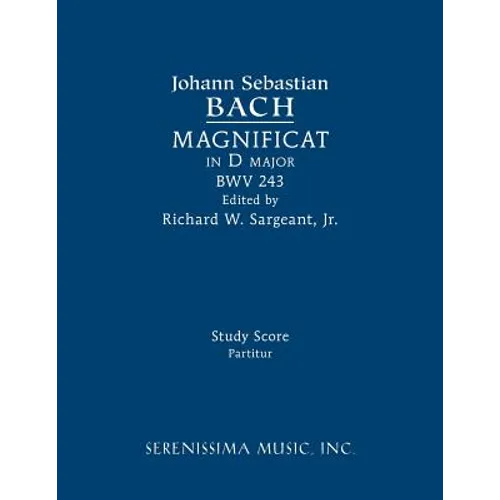 Magnificat in D major, BWV 243: Study score