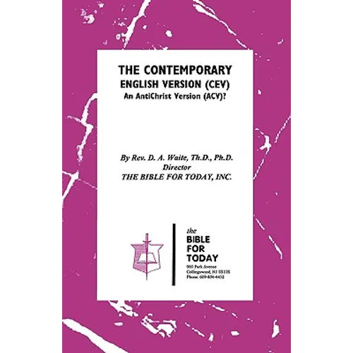 The Contemporary English Version (CEV)