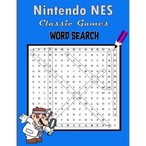 Nintendo NES Classic Games Word Search