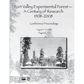 Fort Valley Experimental Forest- A Century of Research 1908-2008