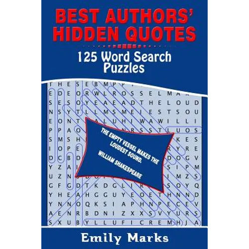 Best Authors' Hidden Quotes - 125 Word Search Puzzles