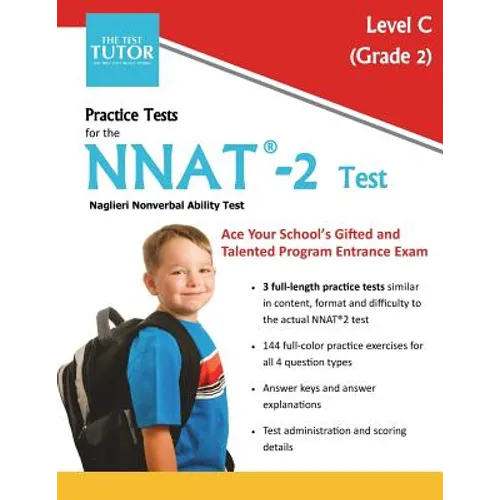 Practice Tests for the NNAT 2 Test - Level C: Grade 2