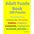Adult Puzzle Book: 200 Puzzles