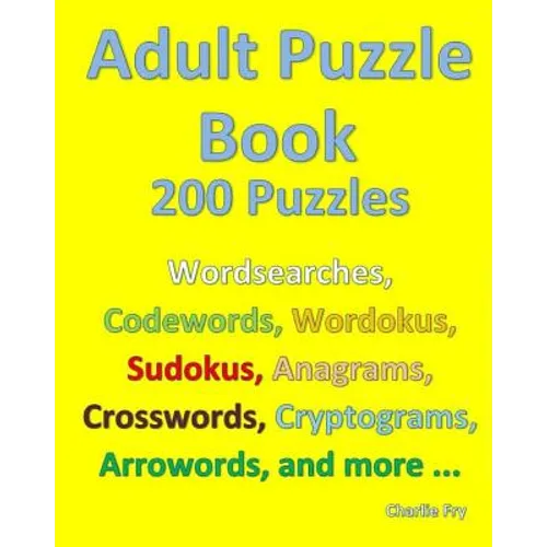 Adult Puzzle Book: 200 Puzzles