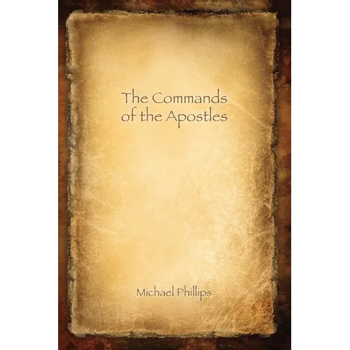 The Commands of the Apostles, Large Print