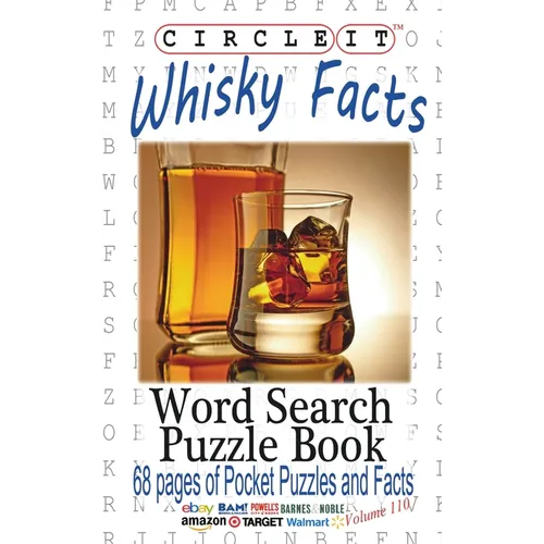 Circle It, Whisky Facts (Whiskey), Word Search, Puzzle Book