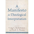 Manifesto for Theological Interpretation