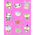 Sticker Album For Girls: 100 Plus Pages For PERMANENT Sticker Collection, Activity Book For Girls, Pink - 8.5 by 11