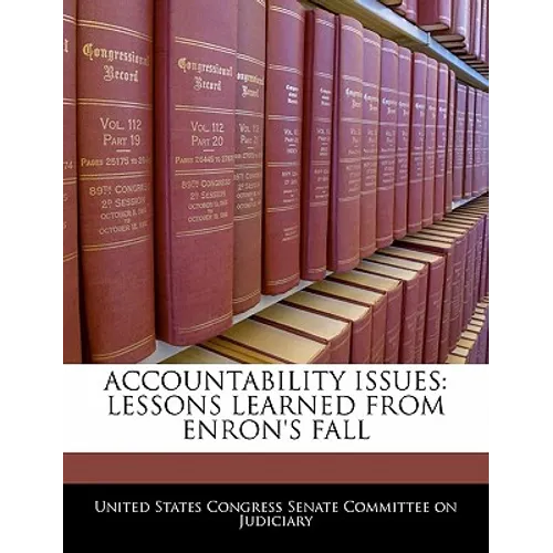 Accountability Issues: Lessons Learned from Enron's Fall