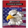 Brain Games - Sticker by Number: America (28 Images to Sticker)