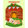 Christmas Dogs Coloring Book 1