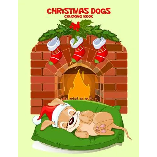 Christmas Dogs Coloring Book 1