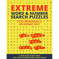 Extreme Word Search & Number Search Puzzles for Brainiacs - NOT your Standard Word Search!: Clever Puzzles with Twist - Puzzles with different Topic