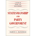 Statesmanship and Party Government: A Study of Burke and Bolingbroke