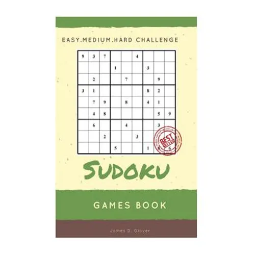 Sudoku Games Book: Easy, Medium, Hard Handheld Puzzle, Large Print, 1 Game per Page, All Age, Adults