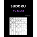 Sudoku Puzzles Large Print: 80 Easy Sudoku Puzzle Book. One puzzle per page with room to work.
