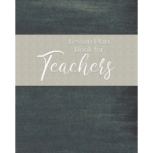 Lesson Plan Book for Teachers