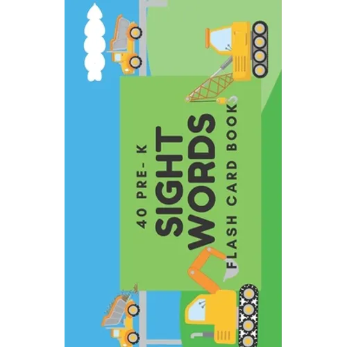 40 Pre-K Sight Words: Flash Card Book