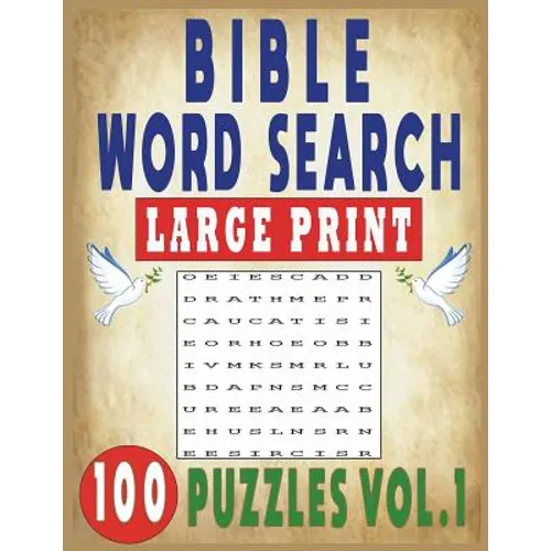 Bible Word Search Large Print 100 Puzzles Vol.1