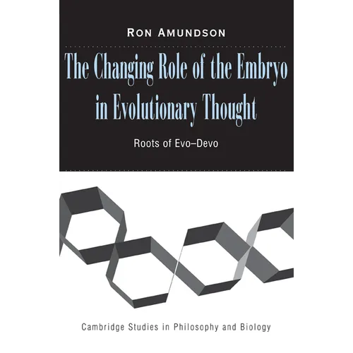 The Changing Role of the Embryo in Evolutionary Thought: Roots of Evo-Devo