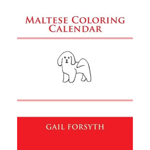 Maltese Coloring Calendar