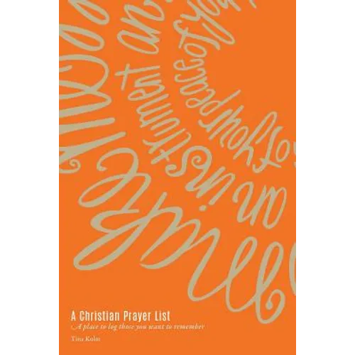 A Christian Prayer List