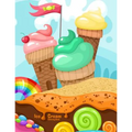 Ice Cream Coloring Book 1