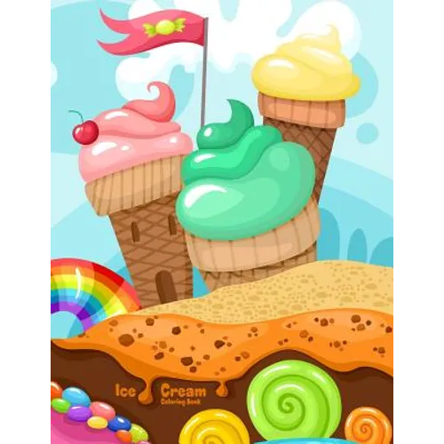 Ice Cream Coloring Book 1