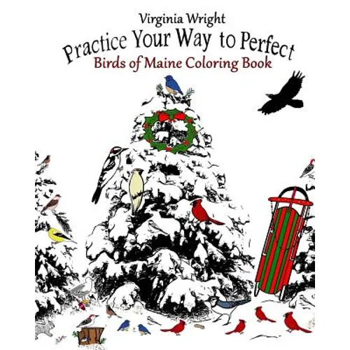 Practice Your Way to Perfect: Birds of Maine Coloring Book