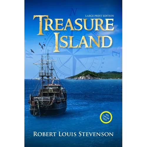 Treasure Island (Annotated, Large Print)