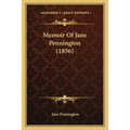 Memoir Of Jane Pennington (1856)