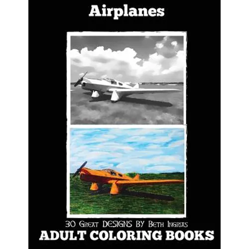 Adult Coloring Books: Airplanes