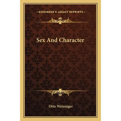Sex And Character