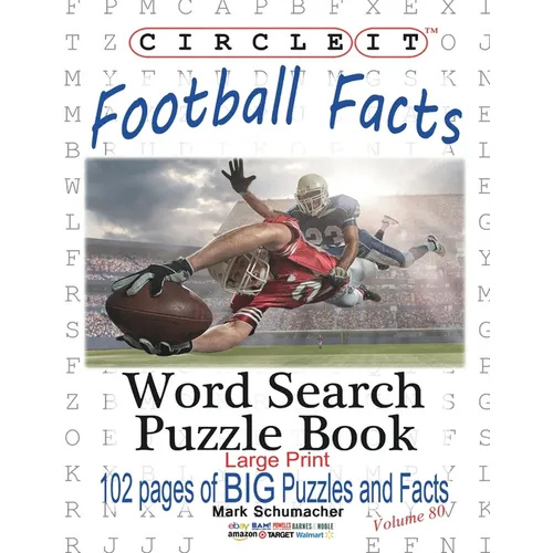 Circle It, Football Facts, Word Search, Puzzle Book