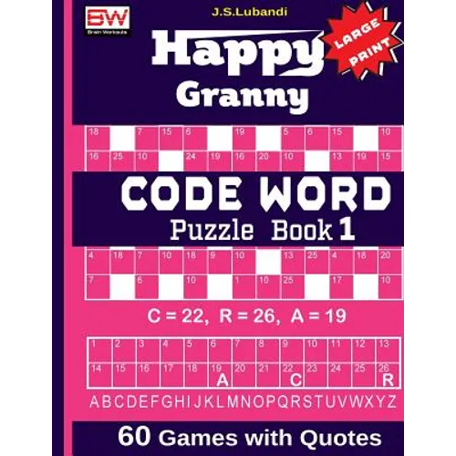 Happy Granny (CODE WORD) Puzzle Book