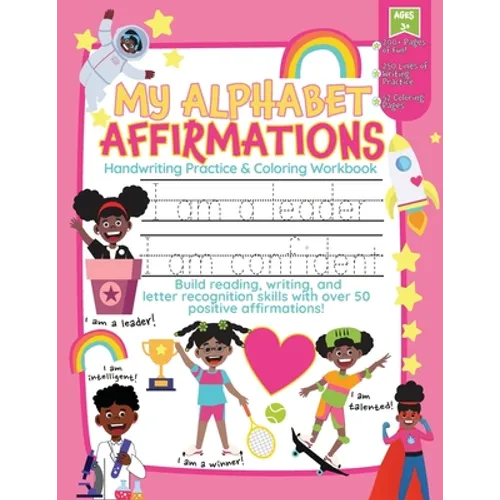 My Alphabet Affirmations Coloring and Handwriting Workbook for Black Girls