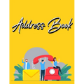 Address Book: Address Book with Alphabetical Index Address Book A-Z Index Alphabetical Address Book Yellow