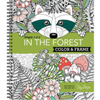 Color & Frame - In the Forest (Adult Coloring Book) - Spiral