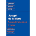 Maistre: Considerations on France