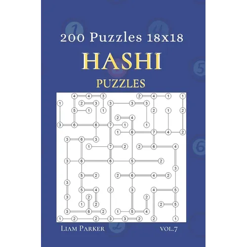 Hashi Puzzles - 200 Puzzles 18x18 vol.7