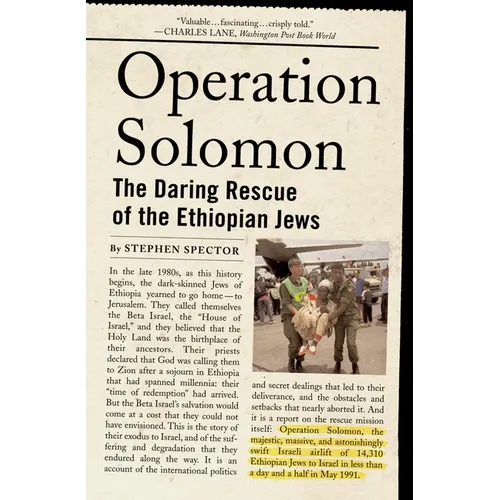 Operation Solomon: The Daring Rescue of the Ethiopian Jews