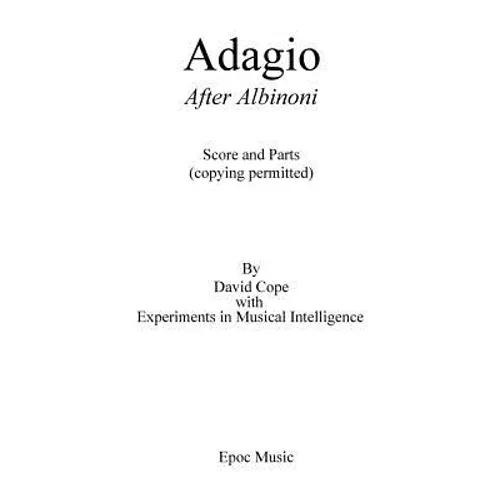 Adagio: After Albinoni