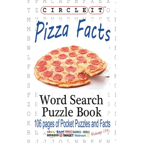 Circle It, Pizza Facts, Word Search, Puzzle Book