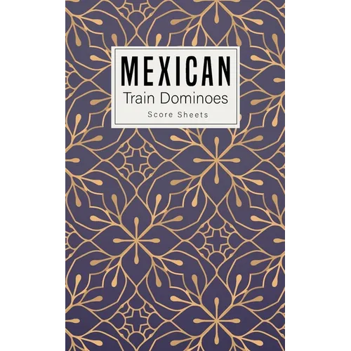 Mexican Train Dominoes Score Sheet: Small size pads were great. Mexican Train Score Record Dominoes Scoring Game Record Level Keeper Book, size 5x8 in