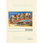 Vintage Lined Notebook Greetings from Carmel, California - Paperback