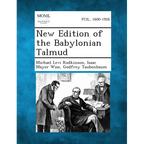New Edition of the Babylonian Talmud - Paperback