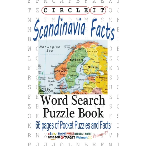Circle It, Scandinavia Facts, Word Search, Puzzle Book
