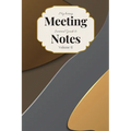 My Boring Meeting Survival Guide & Notes: 6x9 Meeting Notebook and Puzzle Book